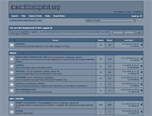 Tablet Screenshot of forum.maschinengeist.org